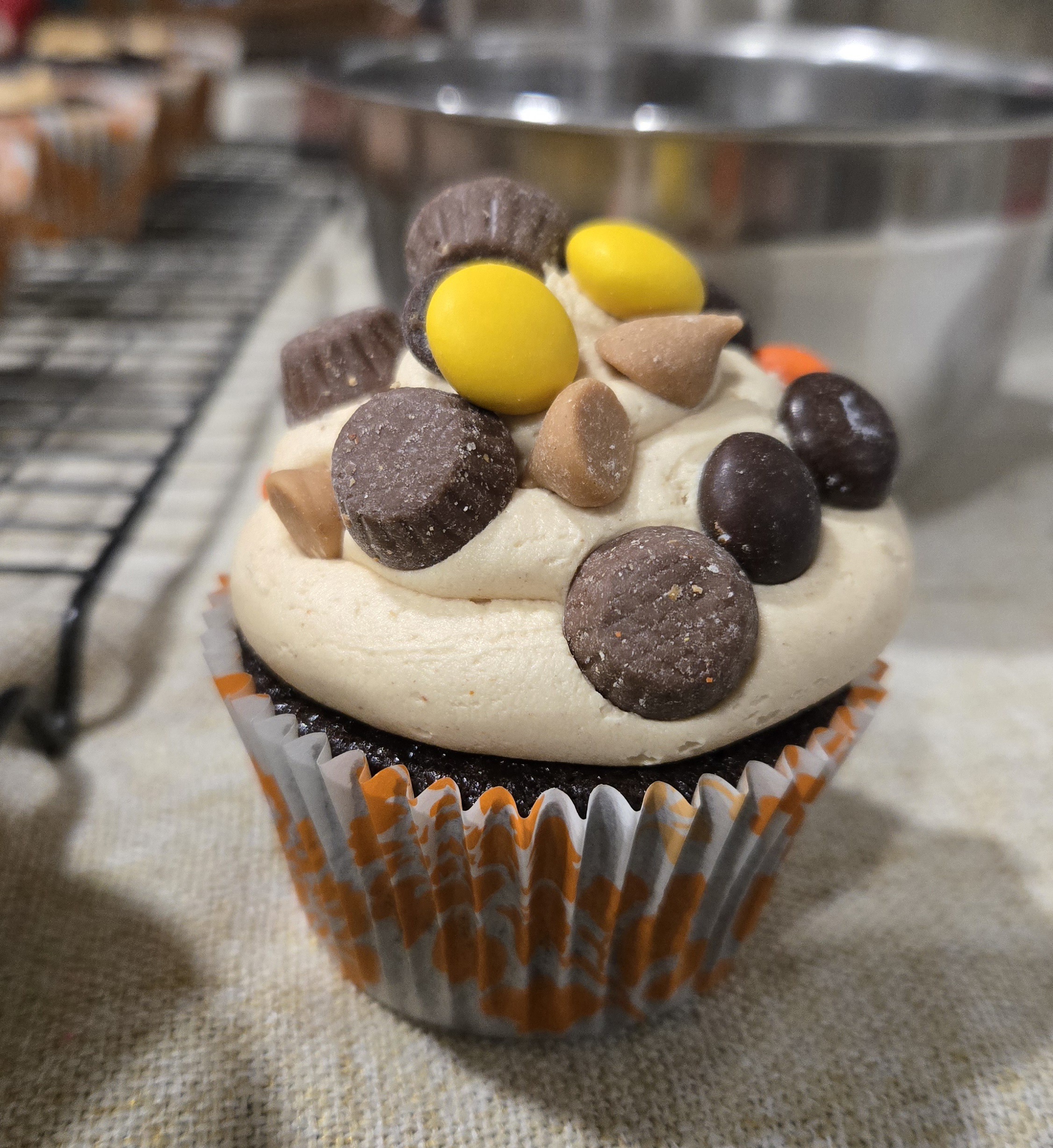 Deliciously Decadent Chocolate Peanut Butter Cupcakes I Made