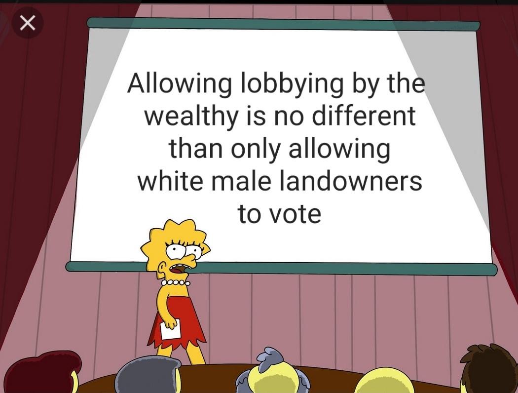 At this point, lobbying has reached a whole new level...