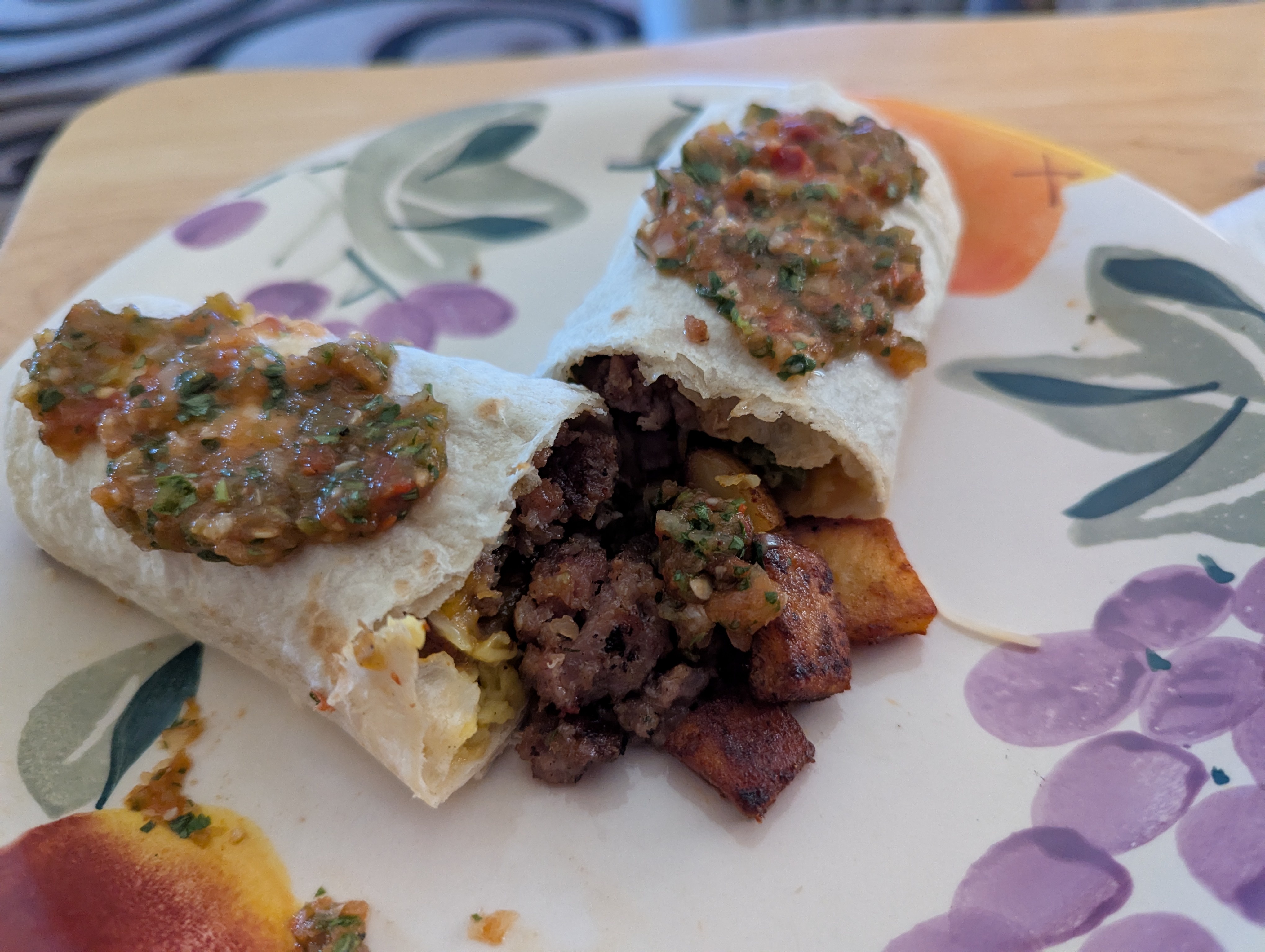 Delicious Breakfast Burrito Delight!