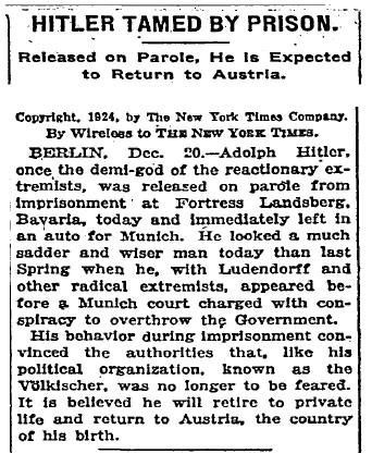 A Century Ago: The Most Controversial Take from the New York Times