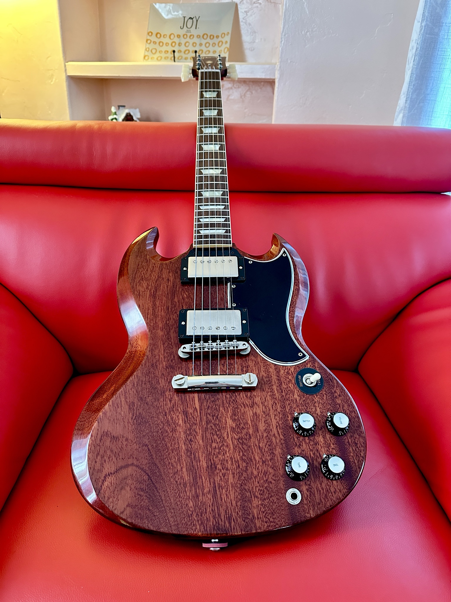 Behold the beauty of the Gibson Custom Shop 1961 Les Paul SG Reissue!