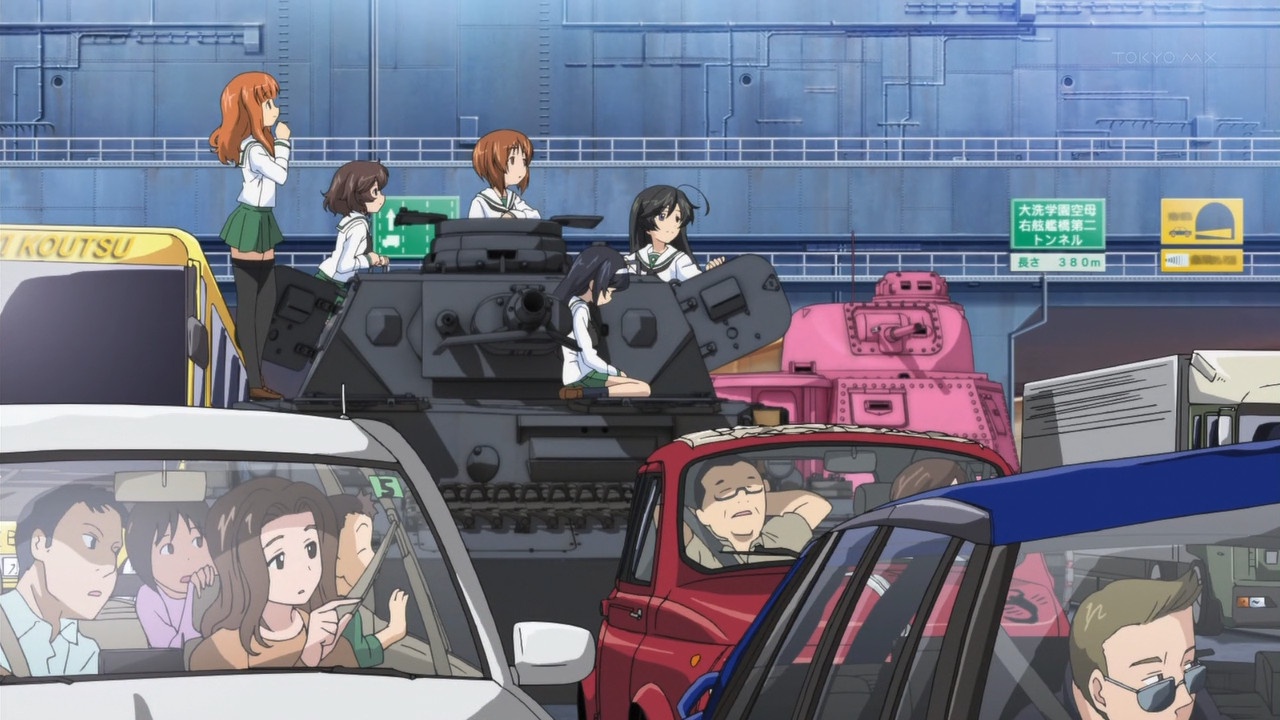 Girls und Panzer: Stuck in a Traffic Jam