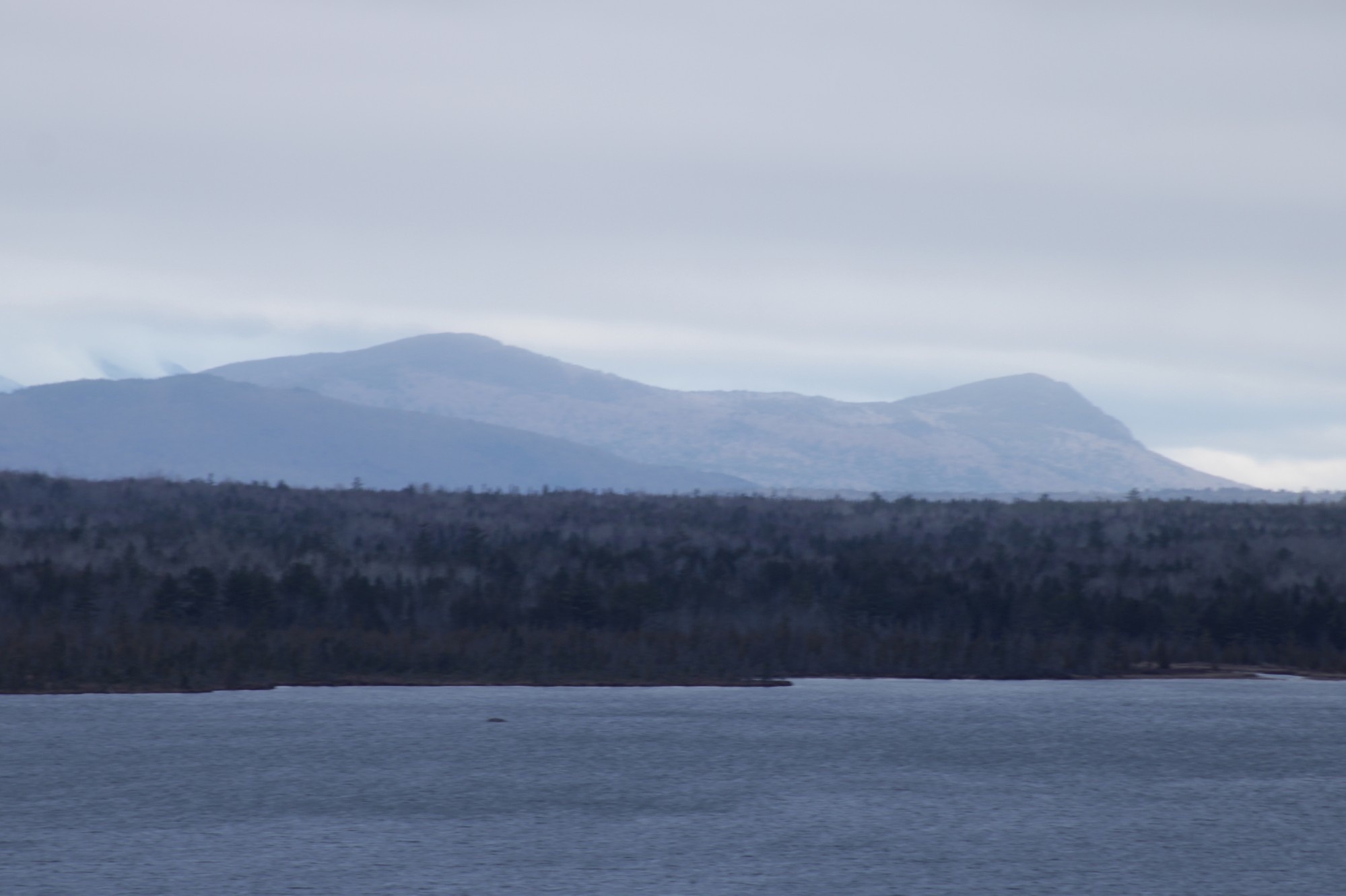 A Cloudy Day at Mt Katahdin Captured with 90s Canon Ultrasonics