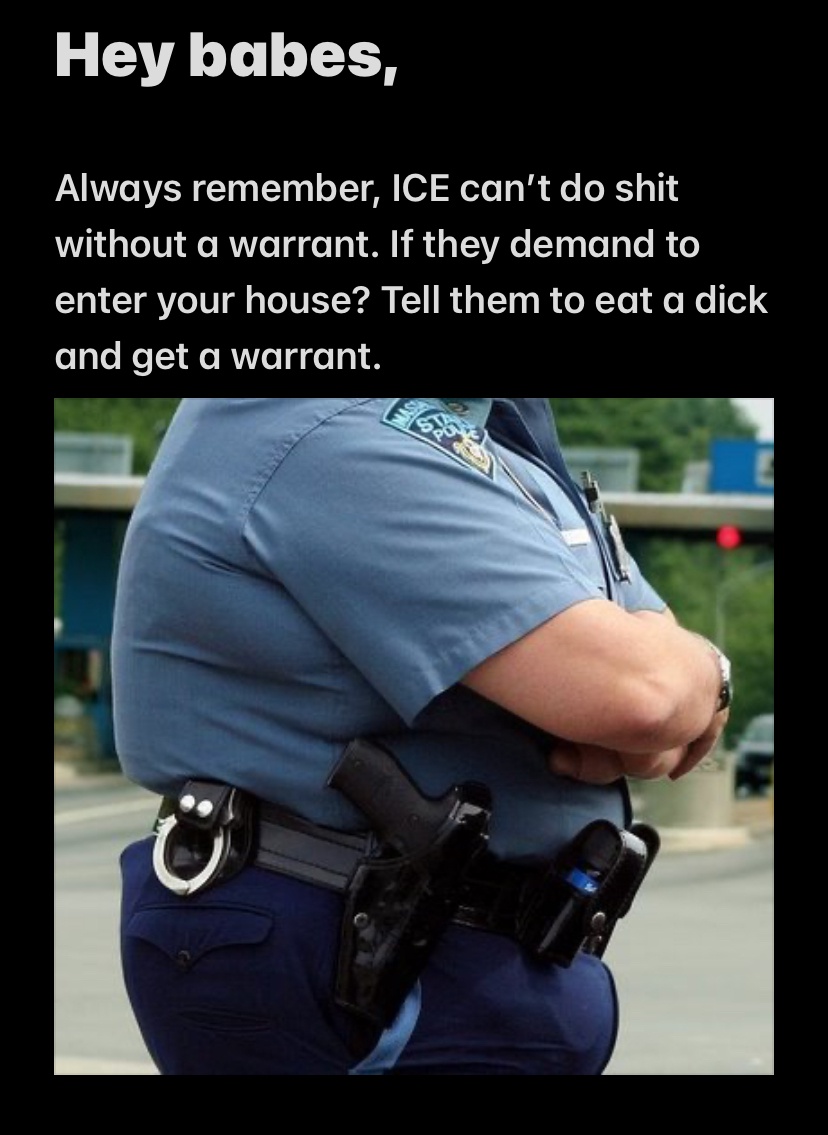 A Reminder: ICE Are Like Vampires, Don’t Invite Them In!