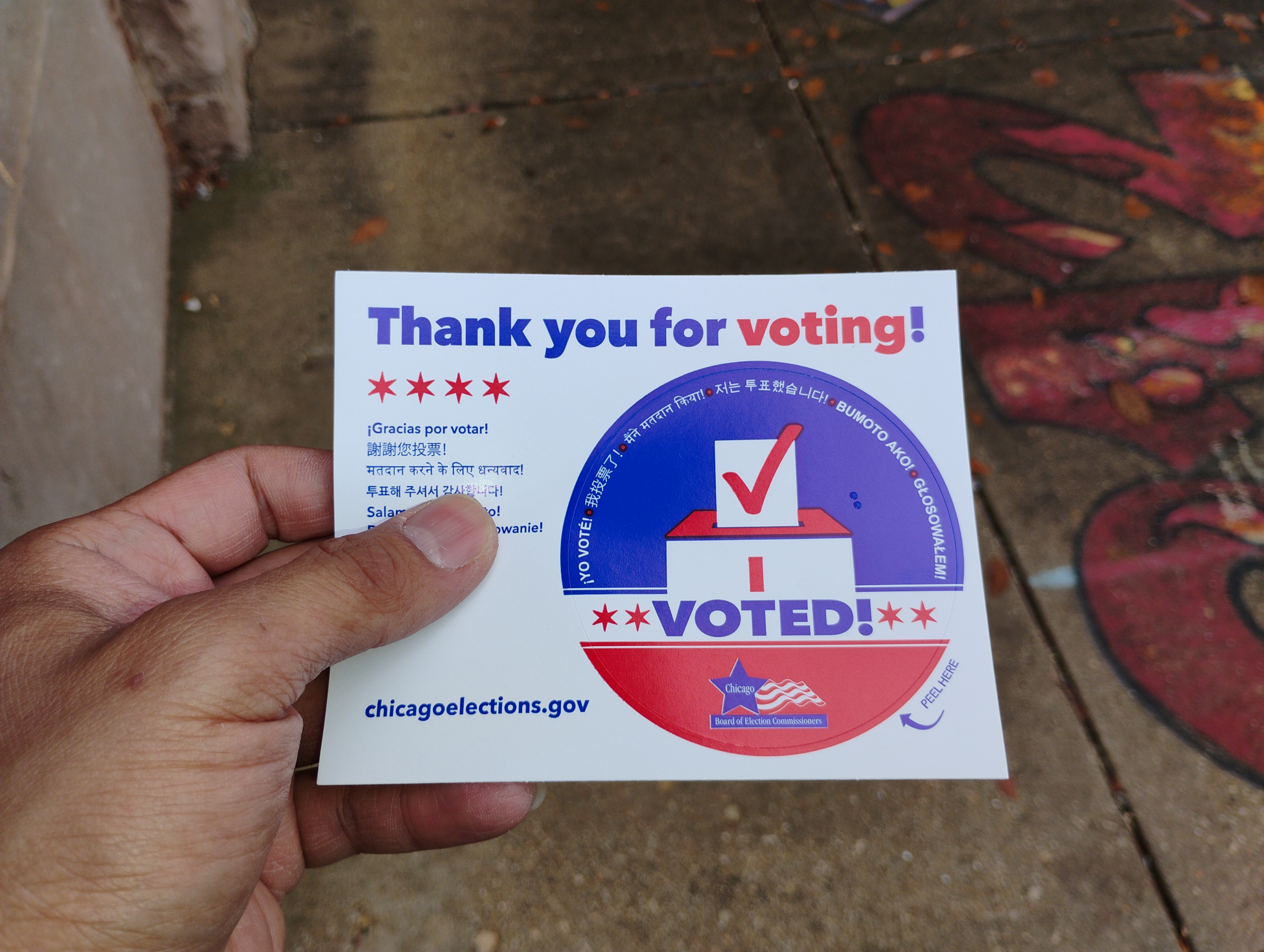 A heartfelt thank you to everyone who voted to make their voices heard!