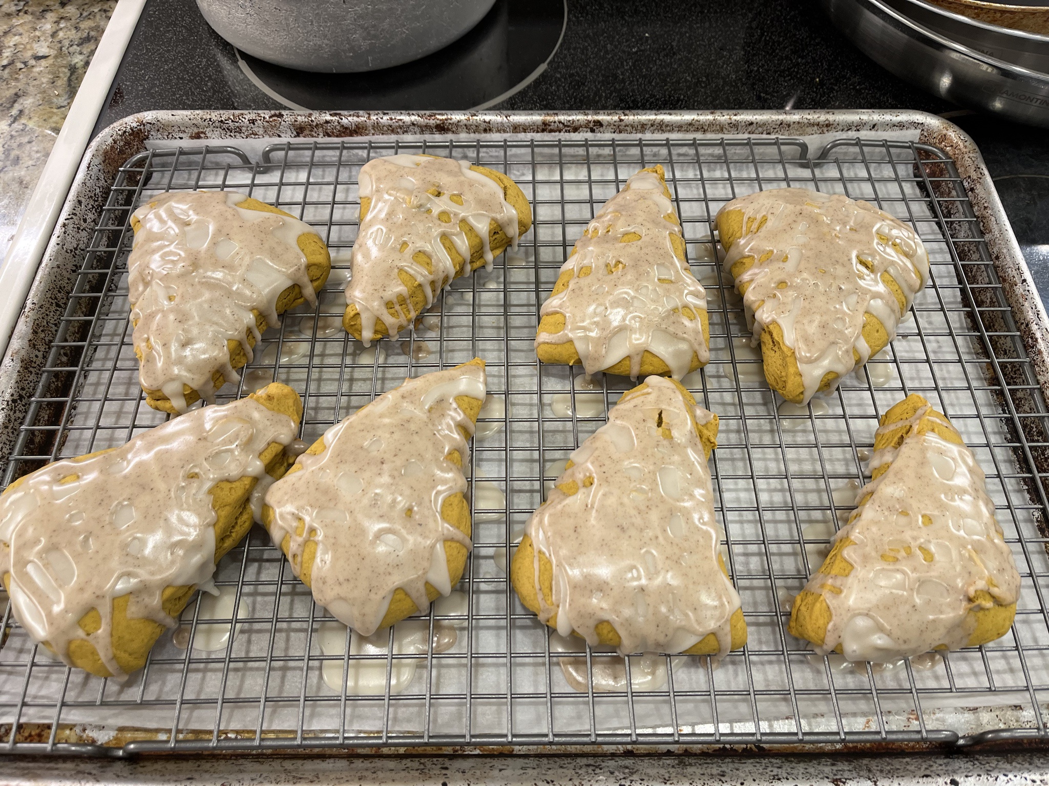 I whipped this up: Pumpkin Scones Inspired by a Classic Recipe