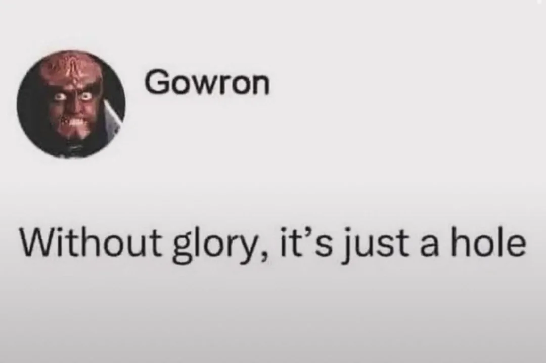 The Harsh Reality of No Glory