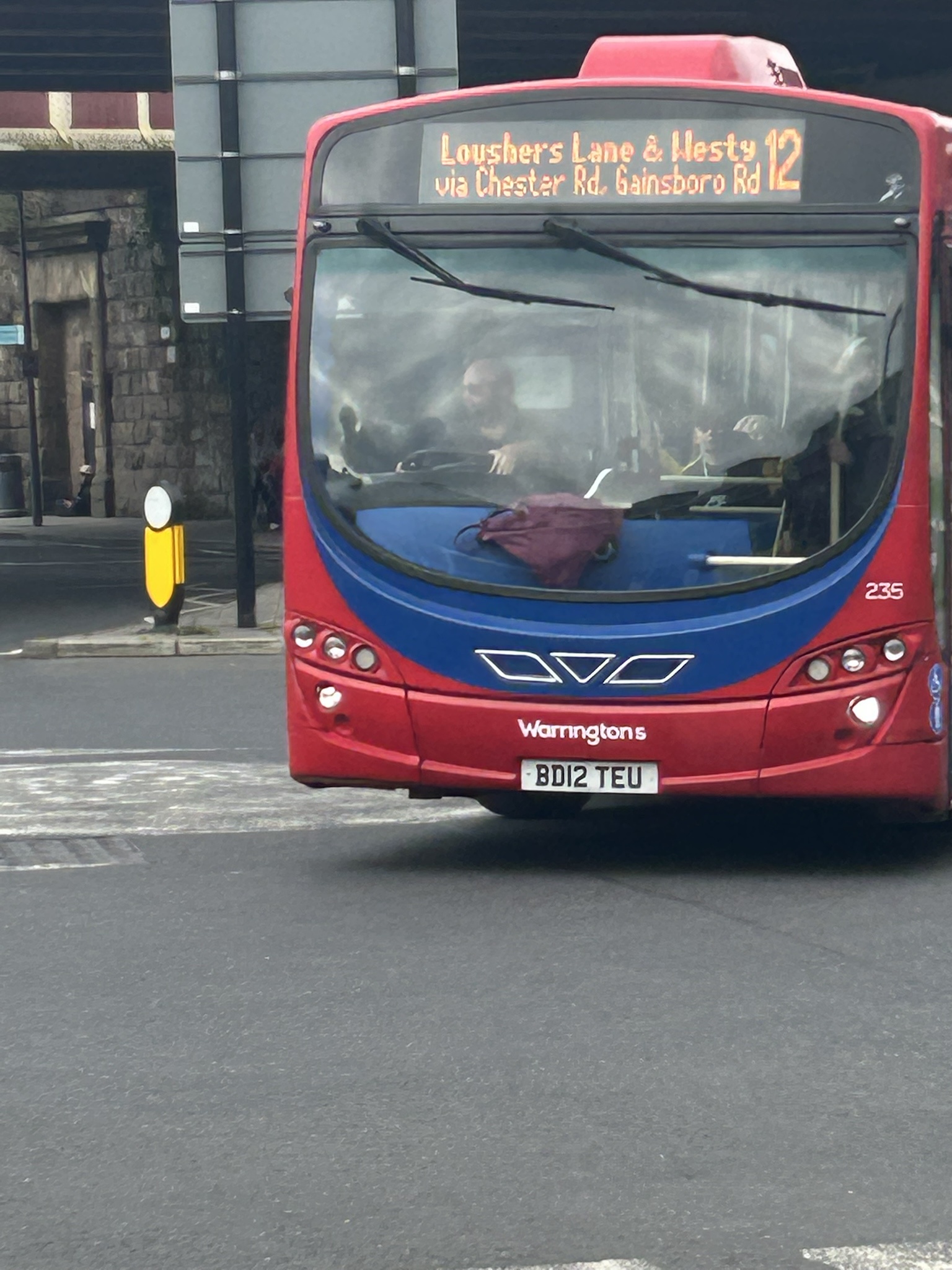 Buses Navigating the Streets of Warrington