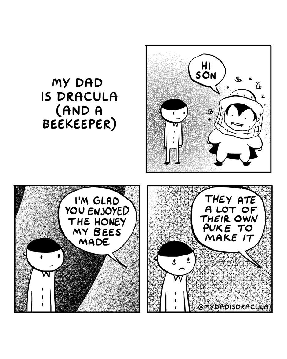 My Dad: The Dual Life of a Dracula and Beekeeper