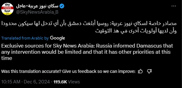 A Major Oof for Assad