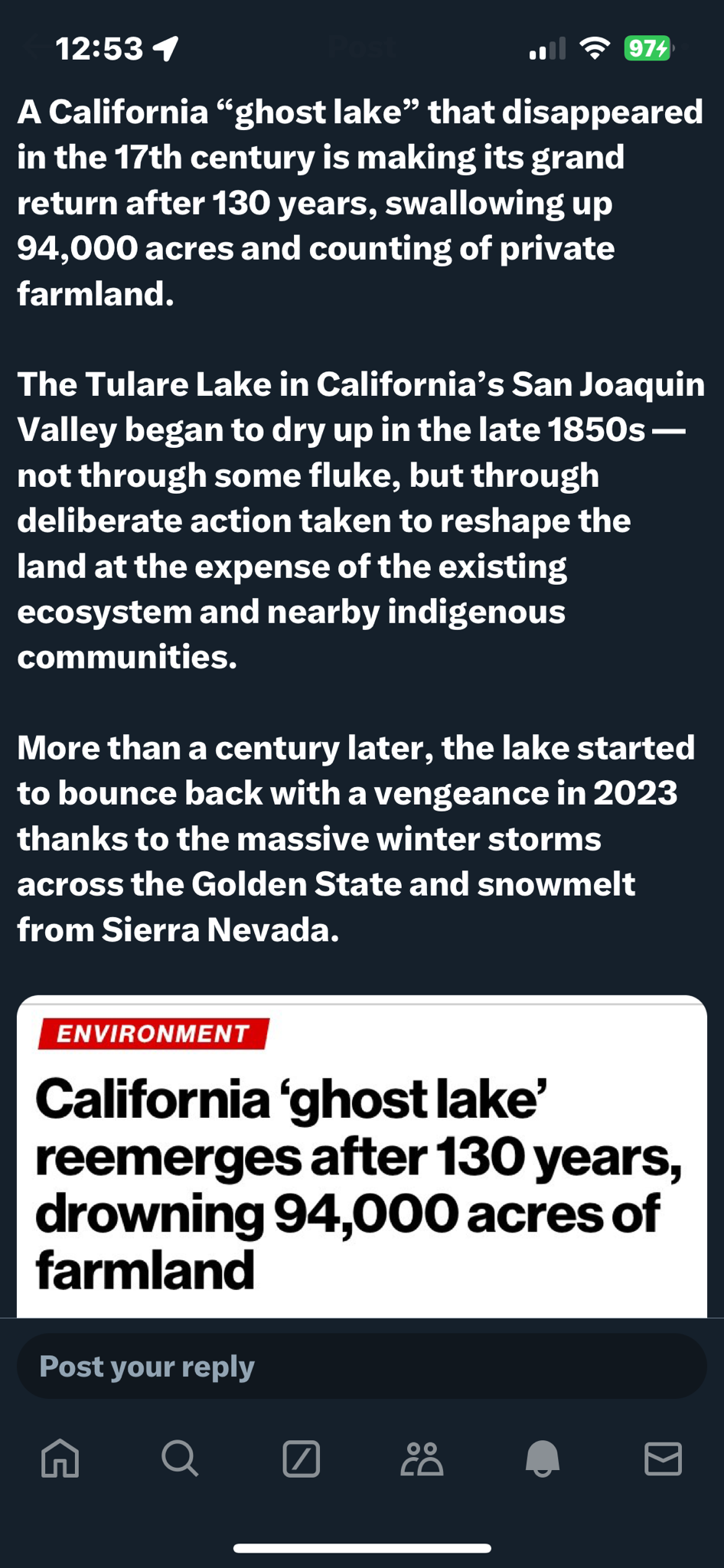 The return of California's iconic goat lake