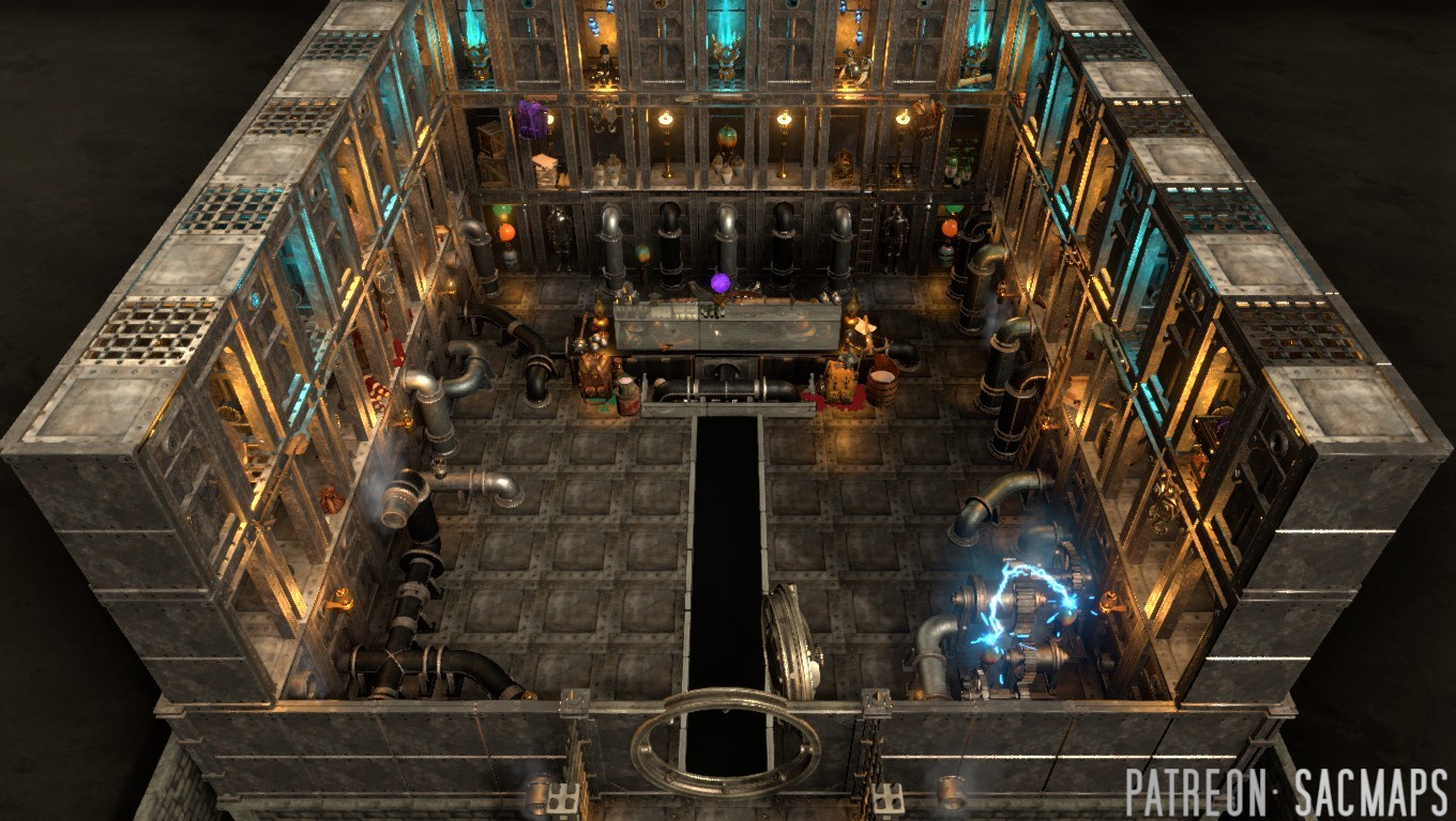 Discover Free DnD and TTRPG Maps from The Mechanist Trader