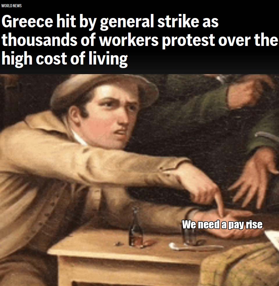 Wishing you the best of luck, Greece