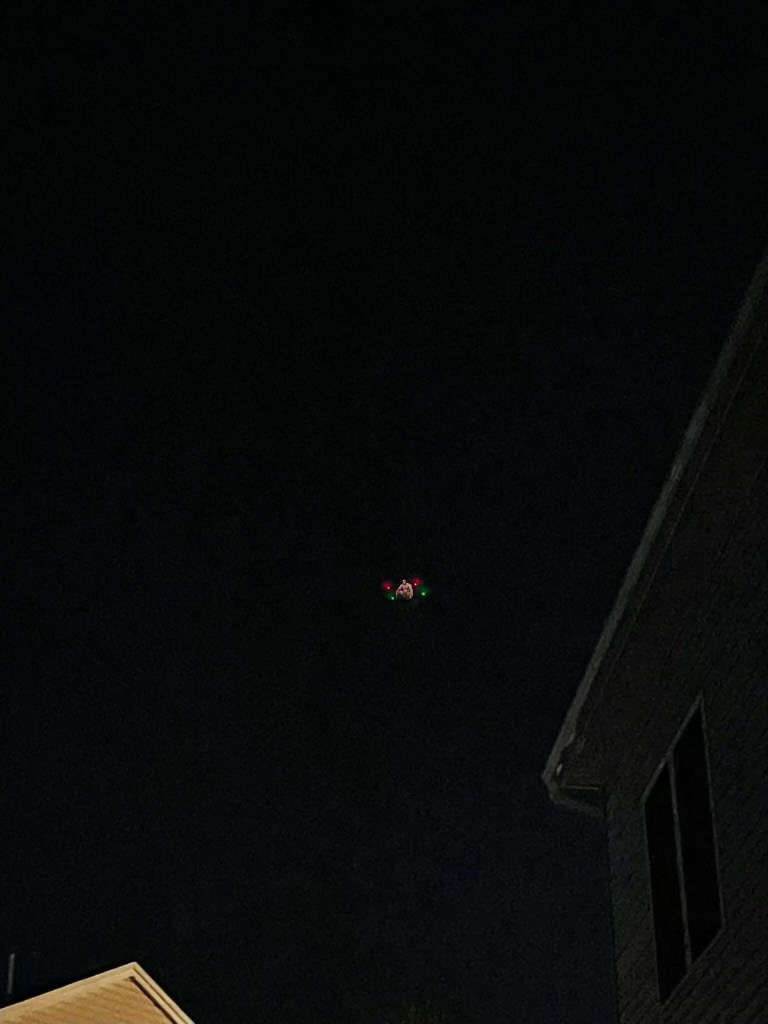 A Big Black Drone Spotted Over New Jersey