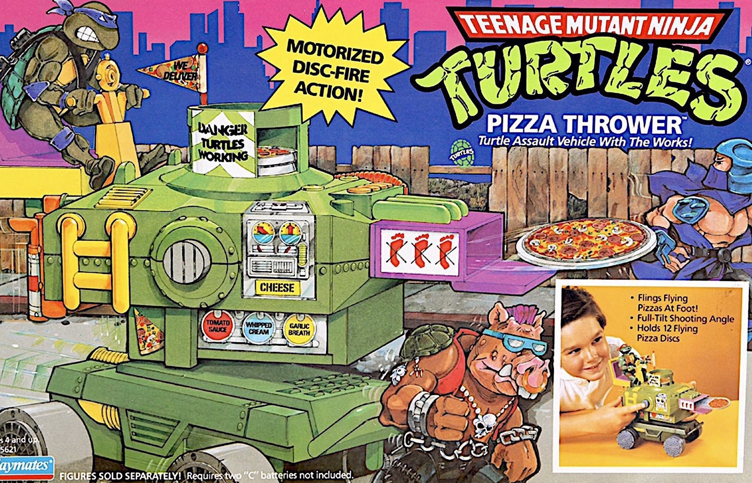 Throwback to the Teenage Mutant Ninja Turtles Pizza Launcher (1989)