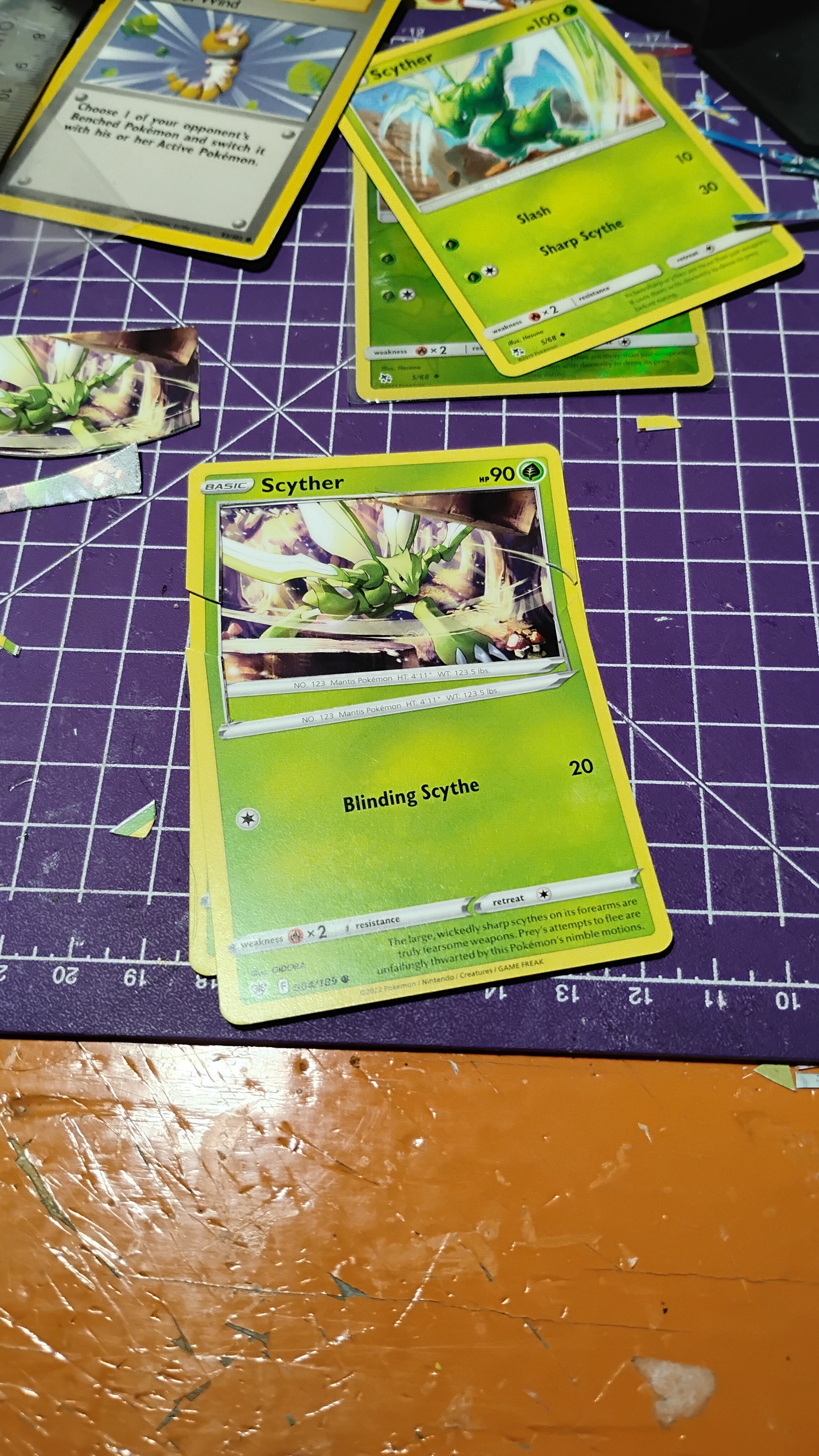 Creative Process: Designing a New 3D Scyther Card