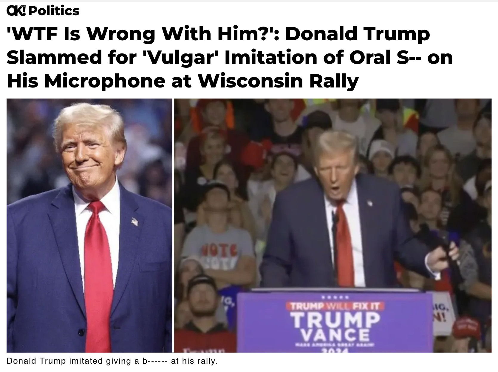 Why Did I Just Find Out About This? Americans, Please Vote Wisely!