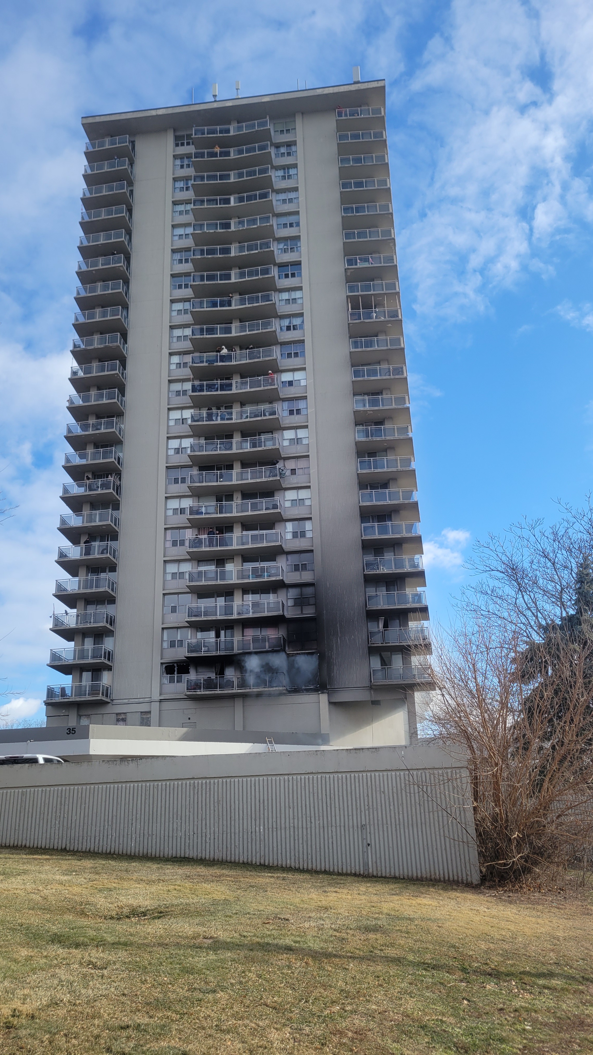 Breaking News: Apartment Fire at 35 Brock St, Hamilton