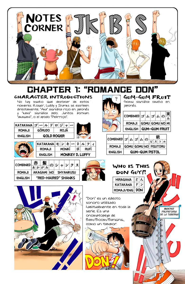 One Piece SBS Spanish Volumes 1 to 10