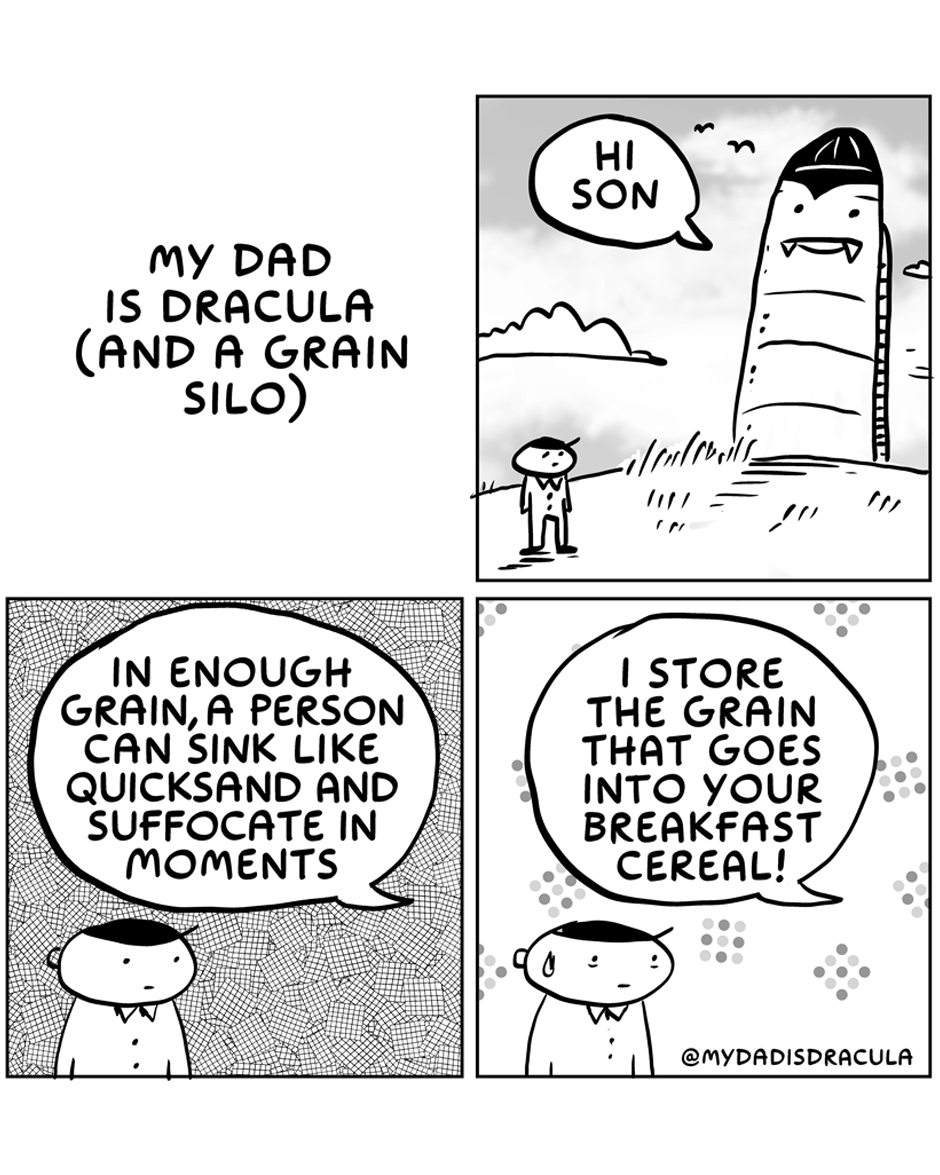 Meet My Dad: The Legendary Dracula and His Grain Silo