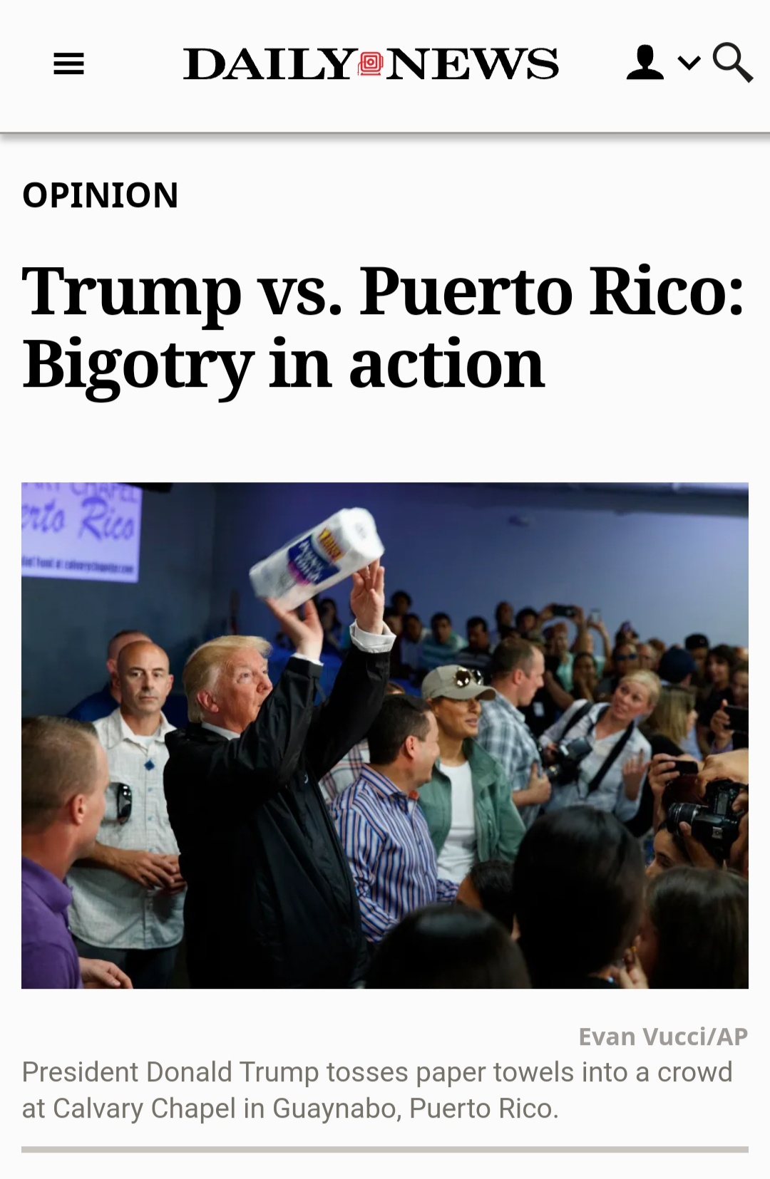 Remember, Trump had plans to sell Puerto Rico during his presidency.