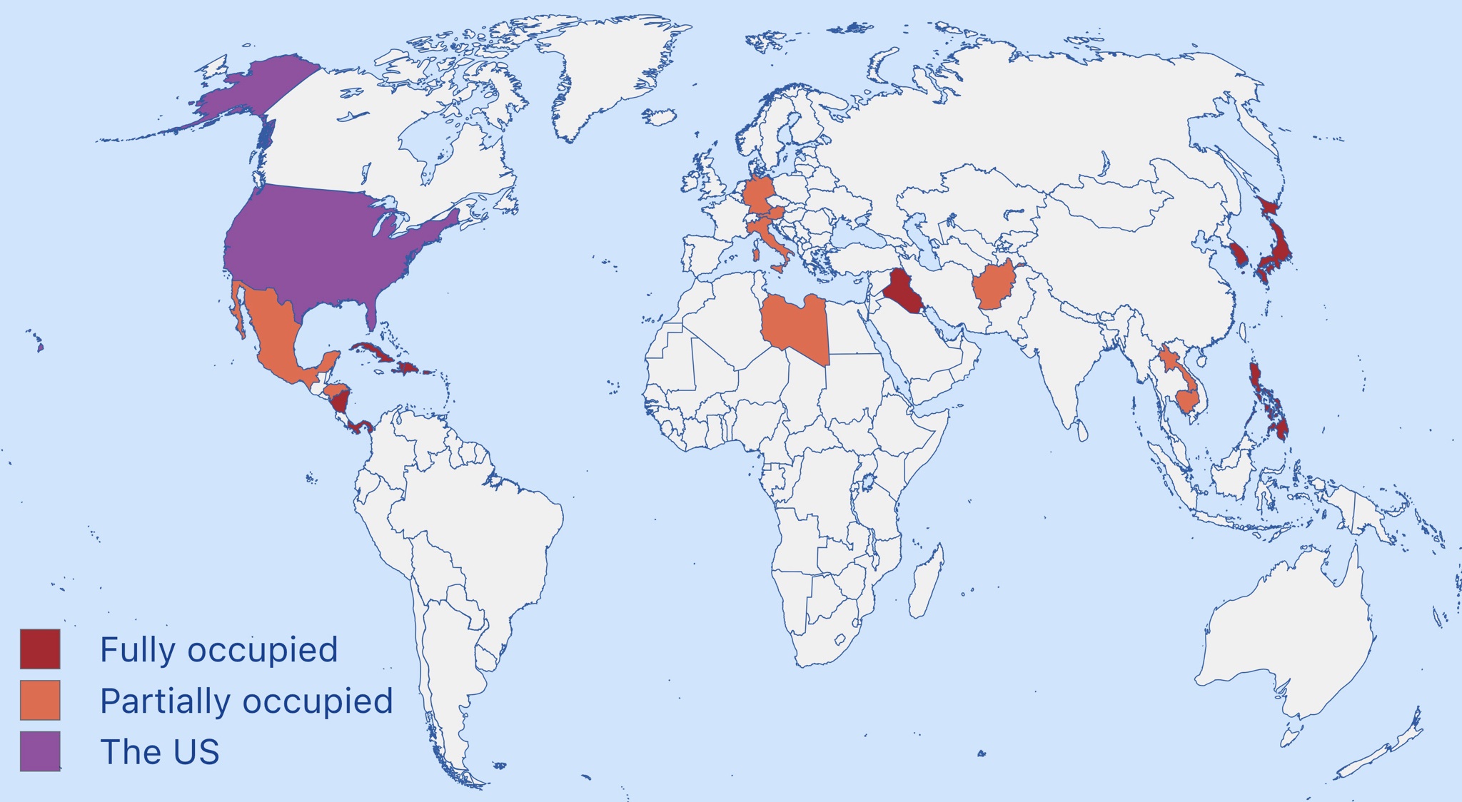 A Look at Countries That Have Experienced U.S. Occupation