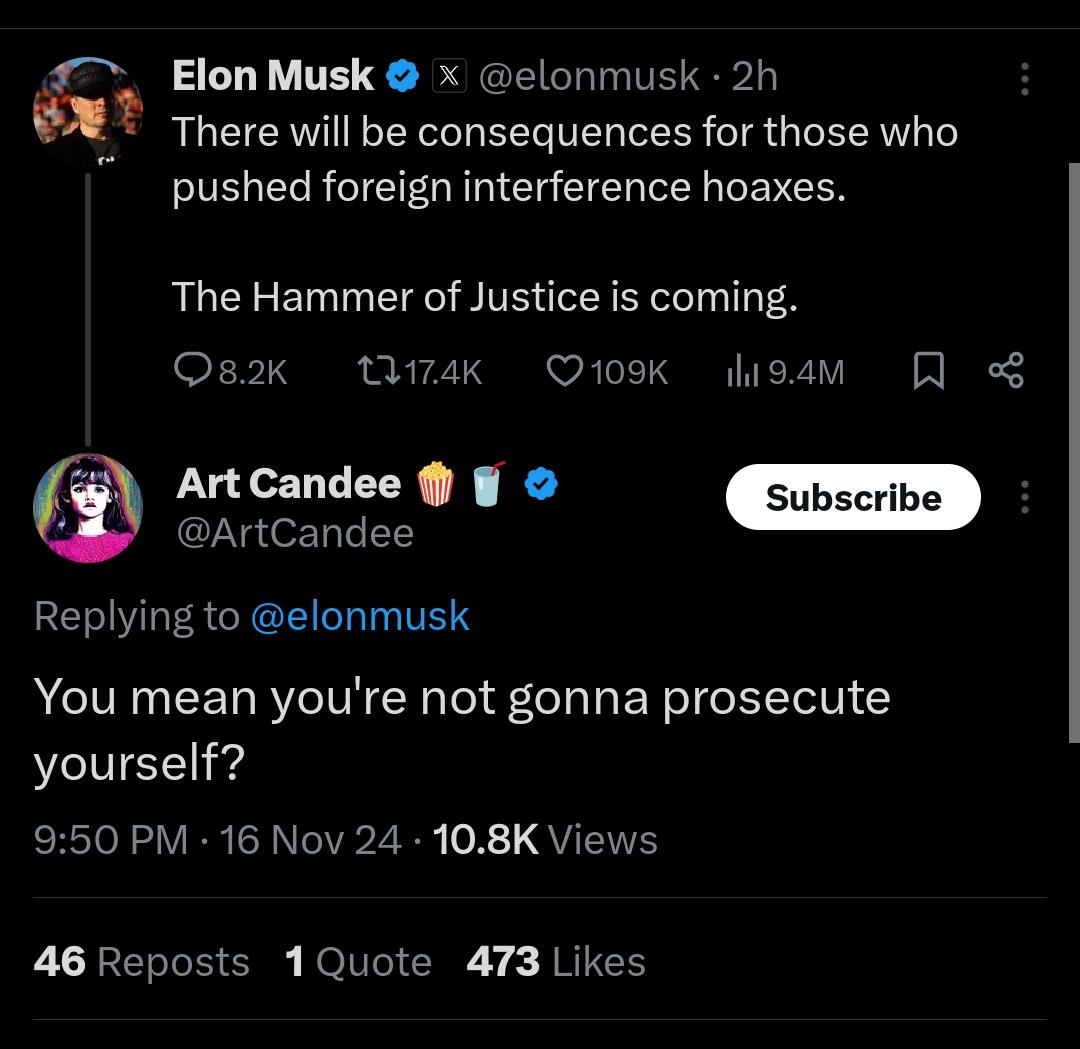 Demanding Justice for Thee