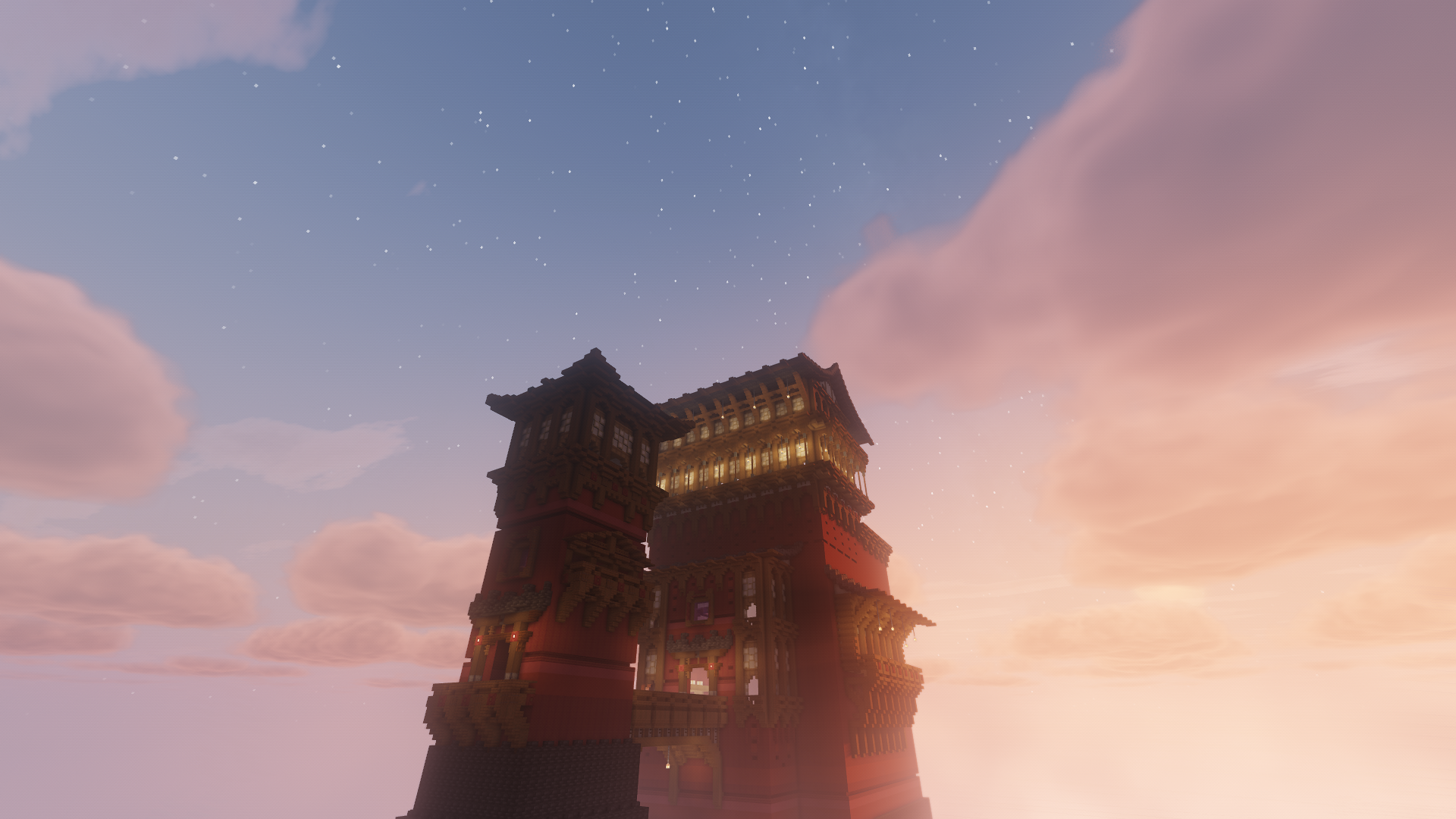 A Stunning Japanese Temple in Minecraft