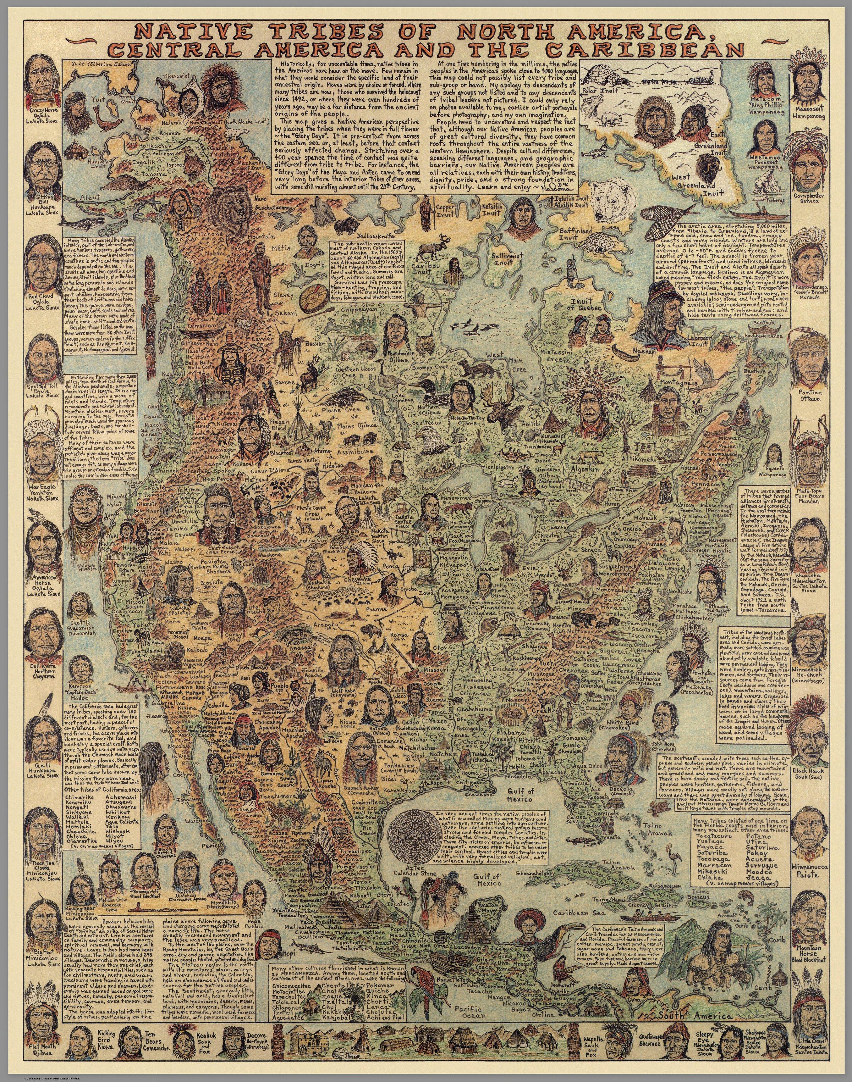 An Intricate Map of North America