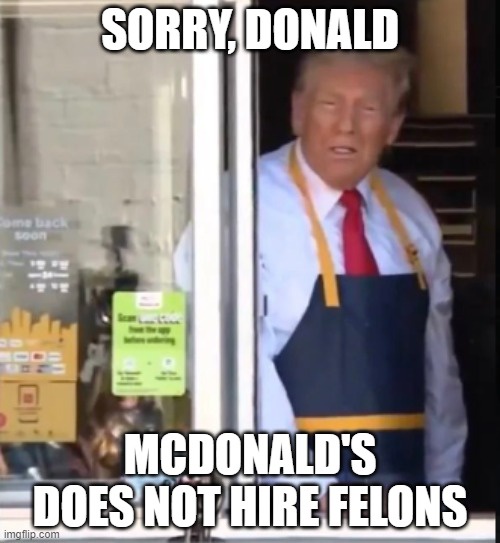 His future looks grim after defeat, but hey, there's always the prison industry!