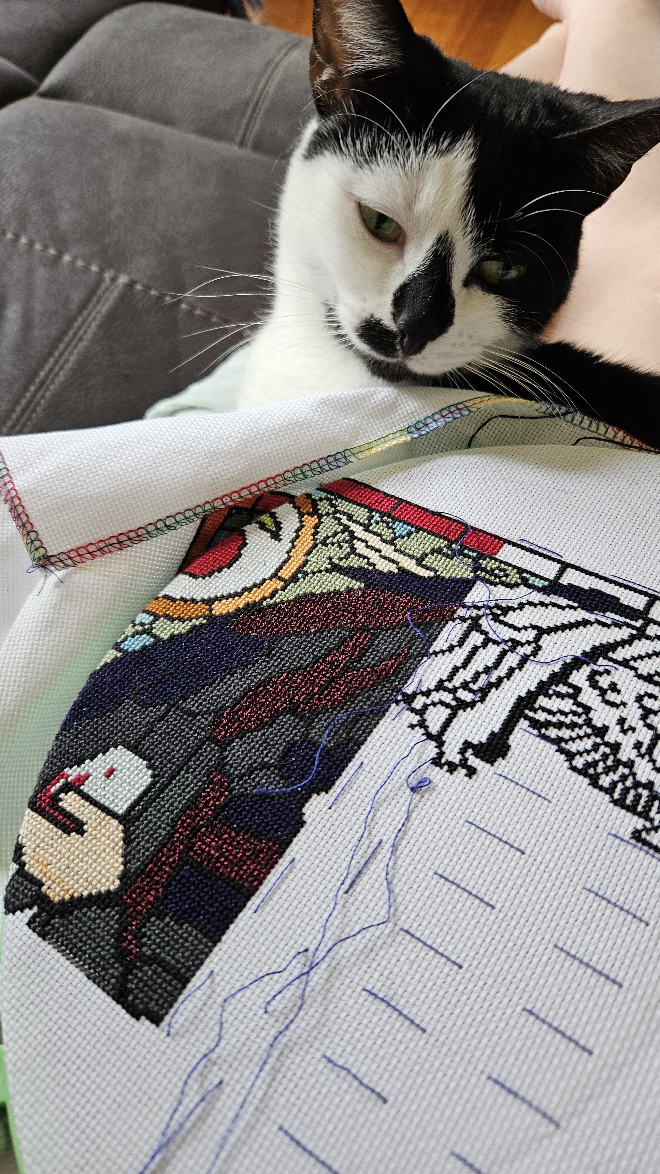 The Sleepy Cross Stitch Helper You Didn't Know You Needed