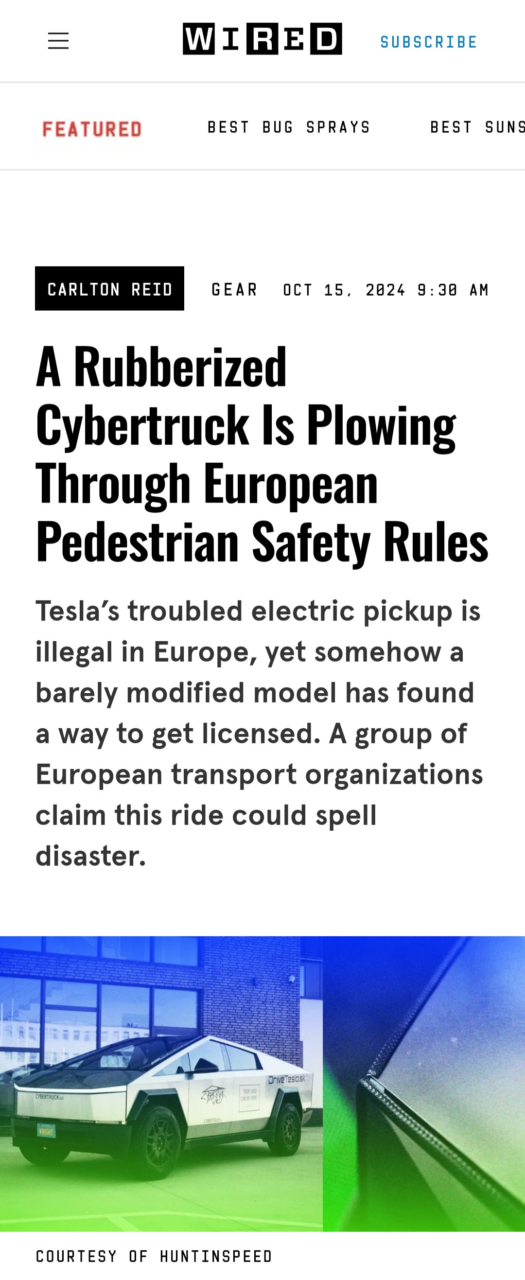 Why the Wankpanzer is a No-Go in Europe: The Dangers of Protruding Bumpers
