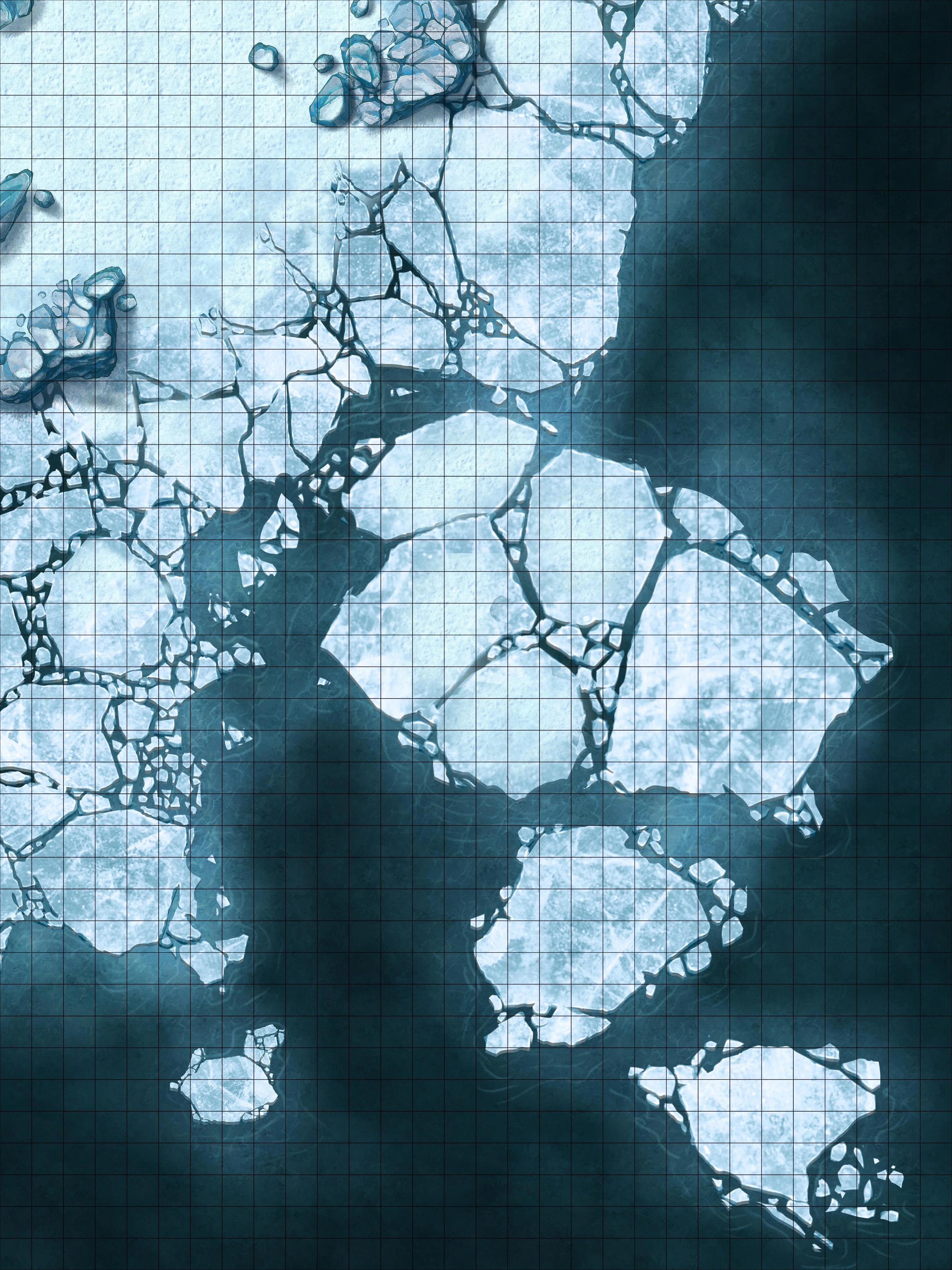 Epic D&D Battle Maps: Embrace the Chill of Snow and Ice