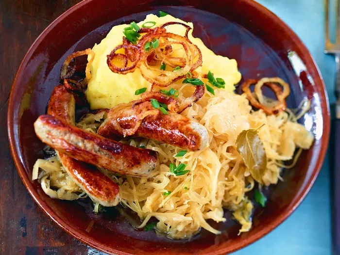 Savoring the Flavors of Sauerkraut, Bratwurst, and Mustard
