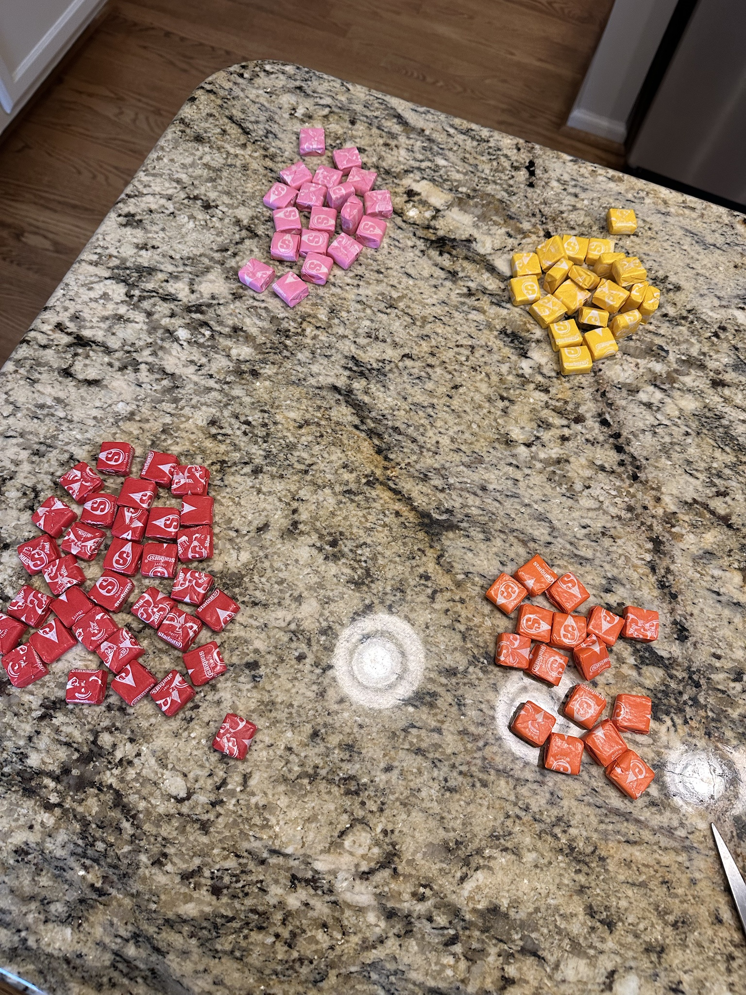 The Pink Starburst ratio is just terrible!