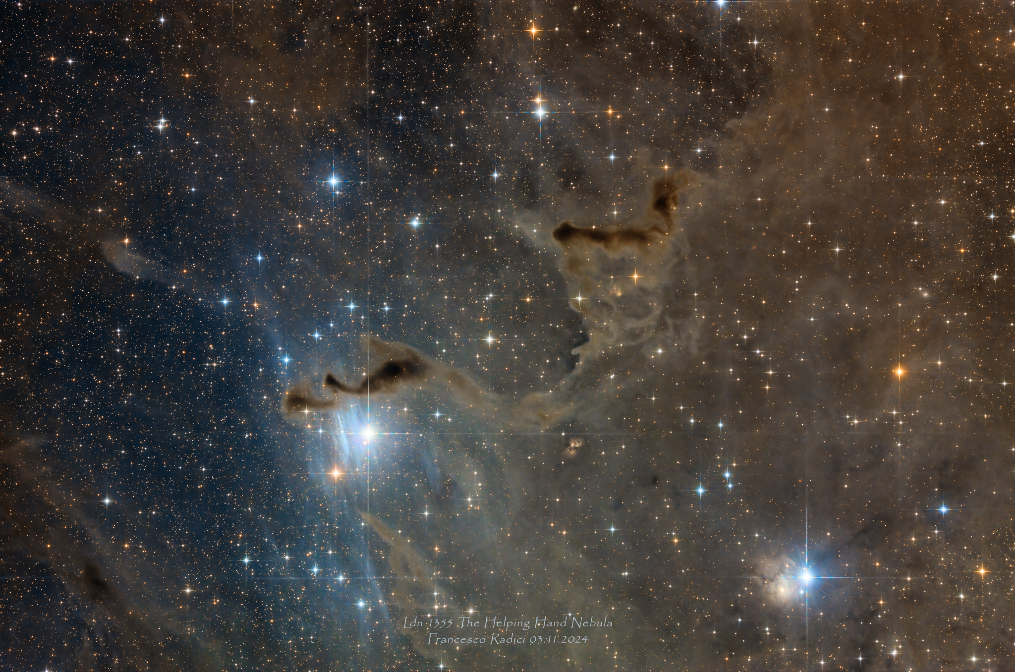 A Helping Hand Among the Stars in Cassiopeia