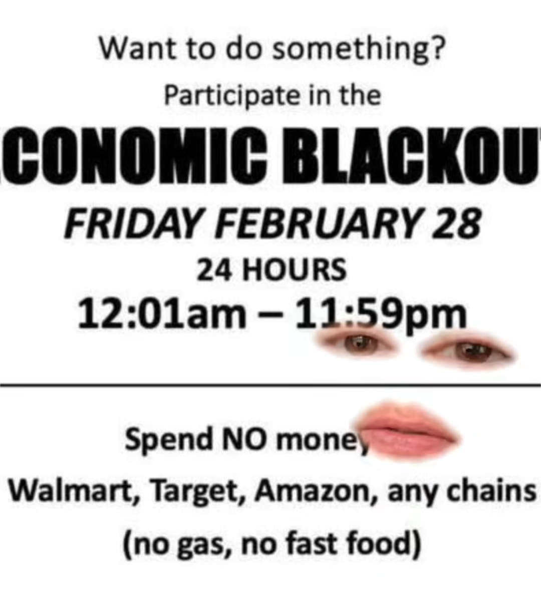 The Economic Blackout of February 28: What You Need to Know