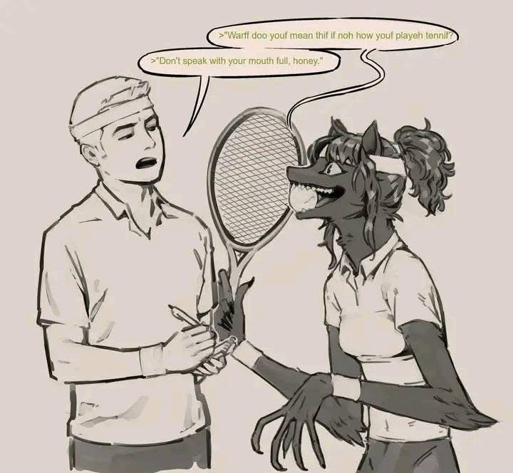 It's Tennis, My Dear, Not Fetch!