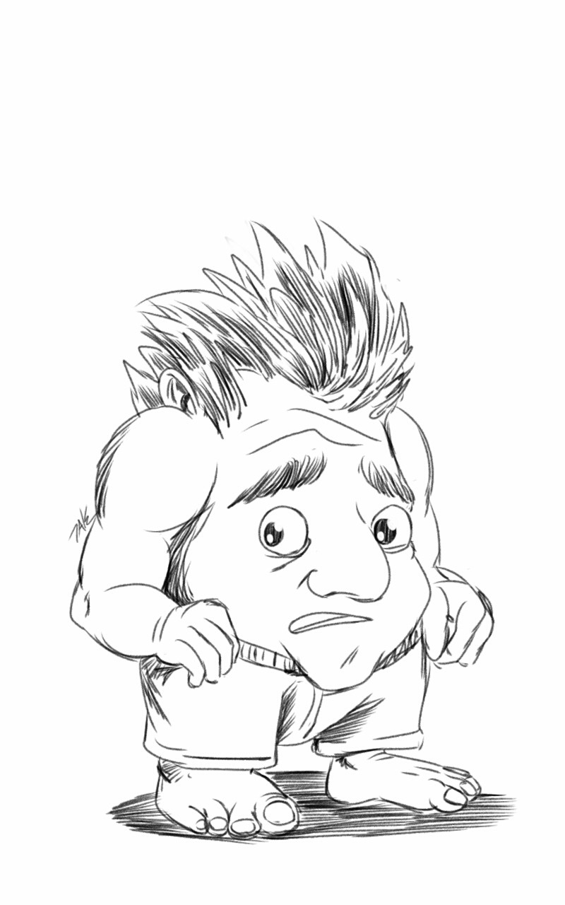 Daily Sketch: Meet Nervous Nick