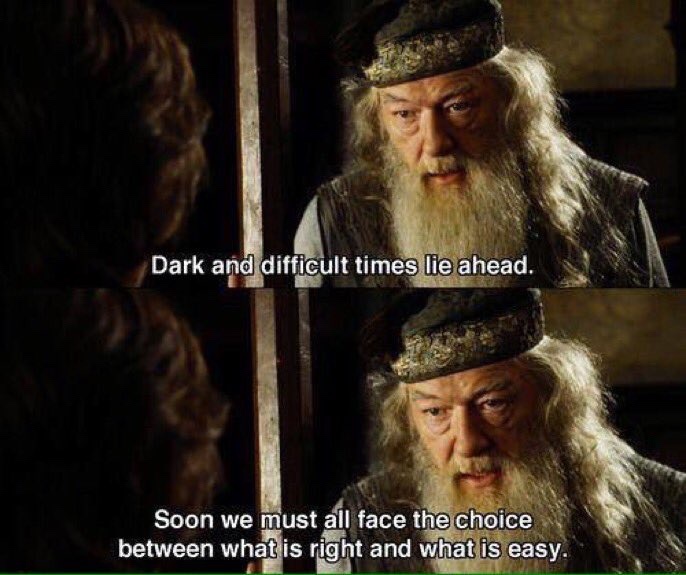 Albus Dumbledore had the answers all along.