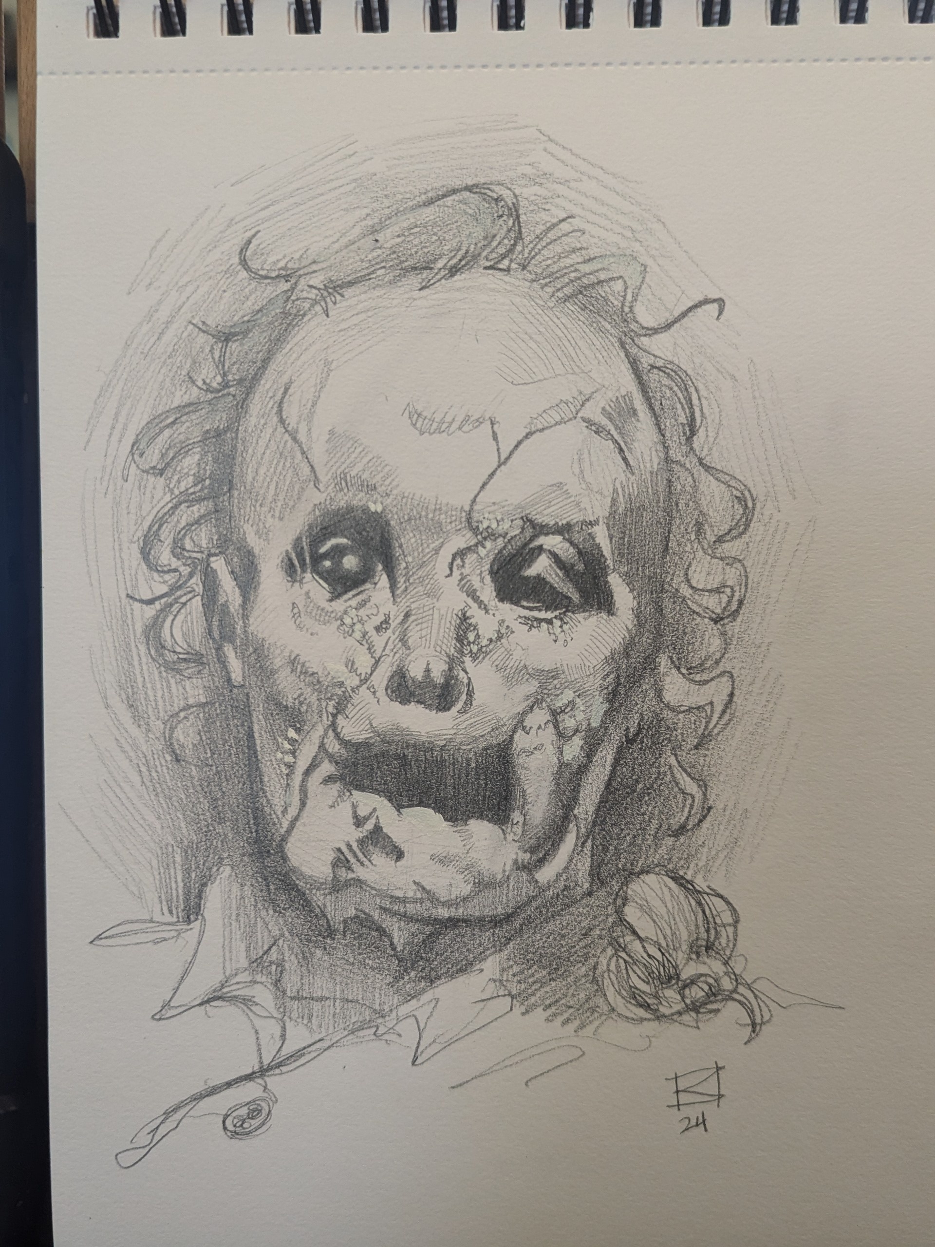 A glimpse into my sketchbook creations.