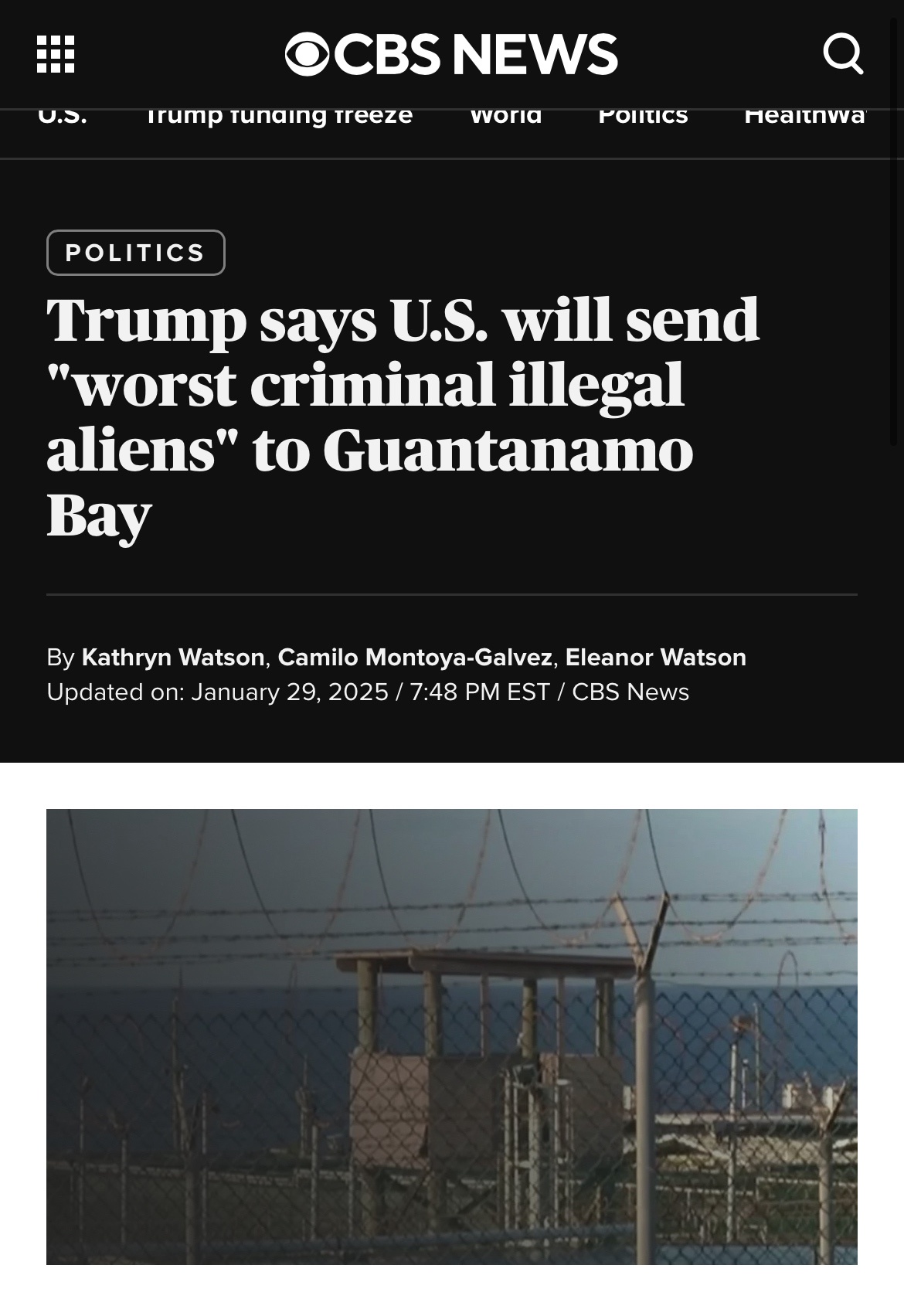 Migrants Arriving at Guantanamo Bay: A Controversial Situation