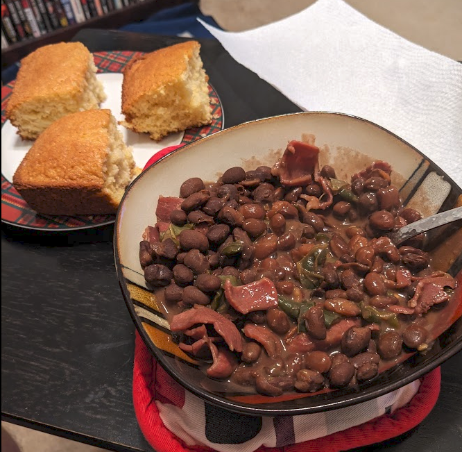 The Perfect Pair: Beans and Cornbread Delight