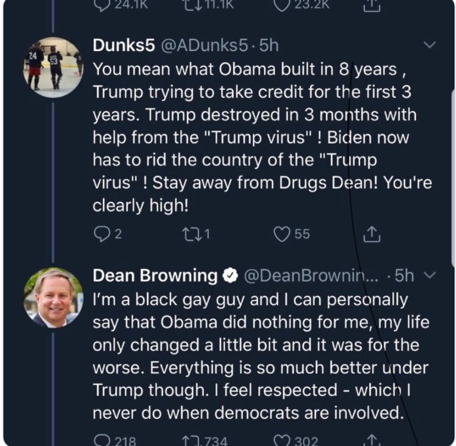 For the Reaction: Dean Browning, the 'Black Gay Trump Supporter'