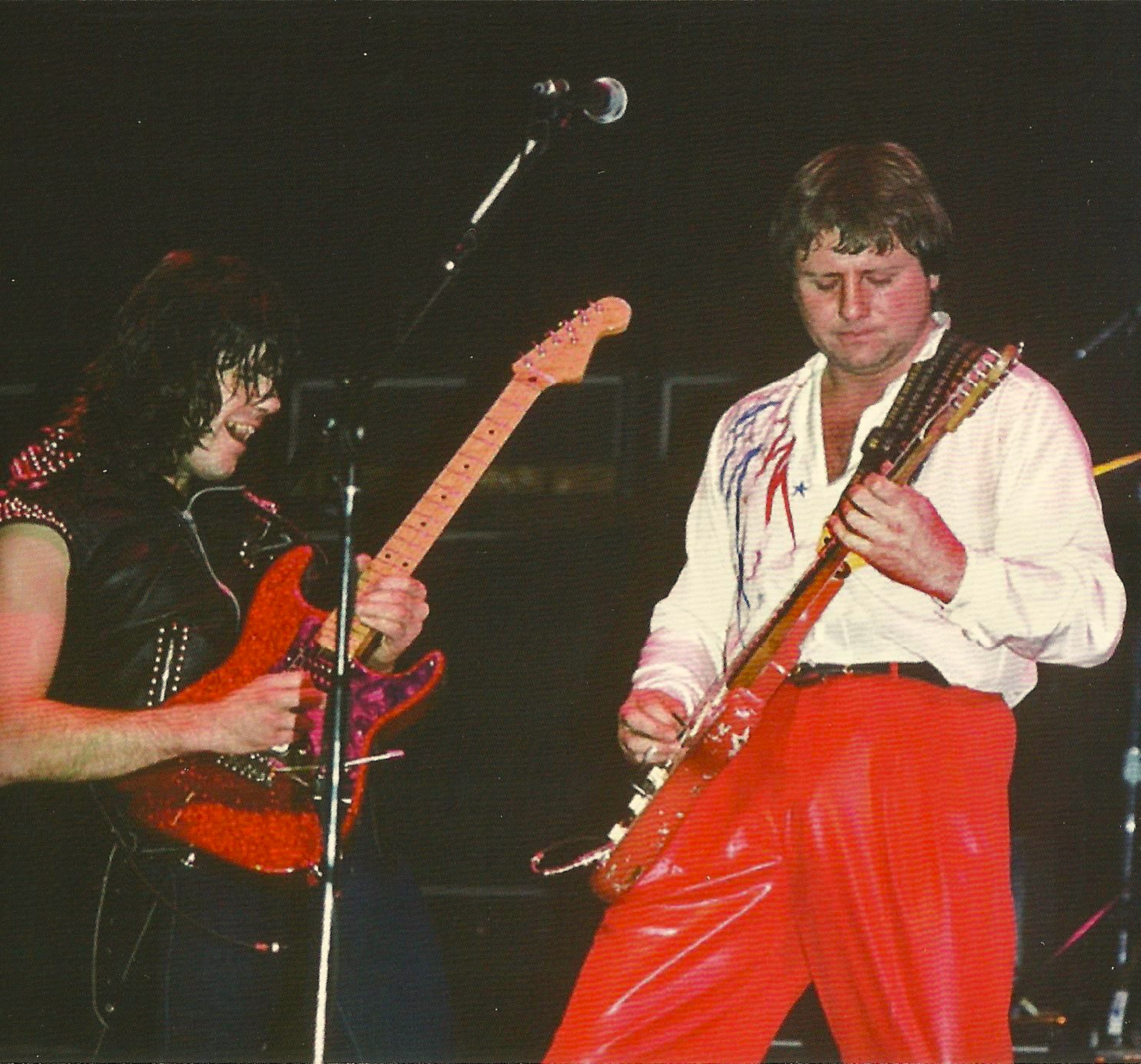 A Legendary Duo: Gary Moore and Greg Lake Rocking Out in 1981