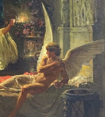 Cupid and Psyche: A Stunning Piece by Fortunino Matania