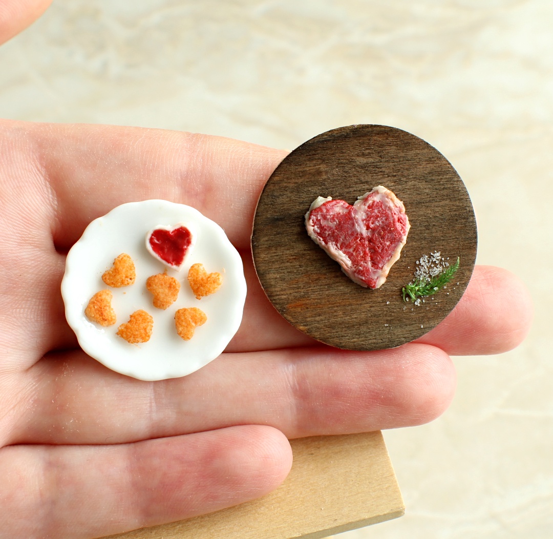 Nuggets and Steak for Ants - Celebrating Love Day