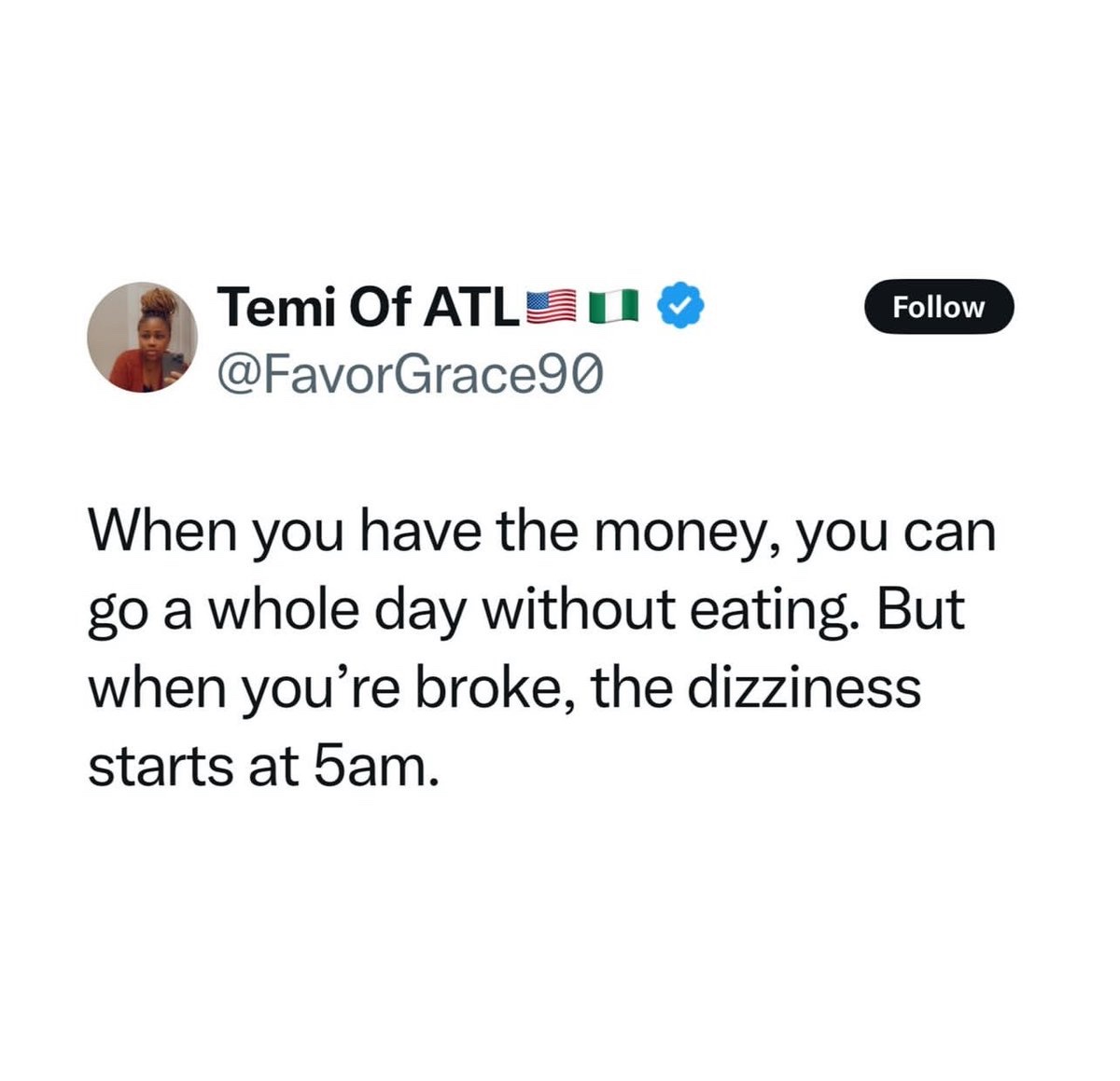 The stark contrast between the wealthy and the broke.