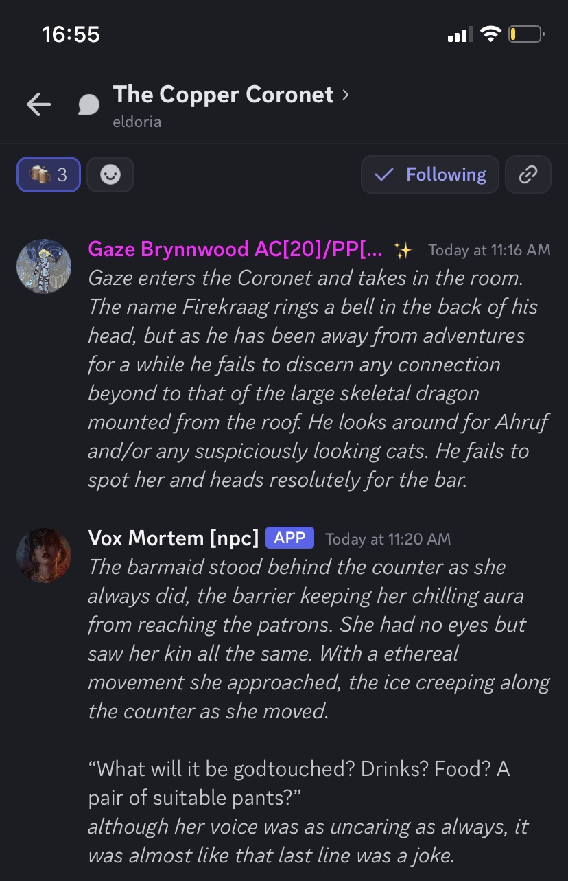 Unexpected DnD Adventure Unfolds in Discord Chat
