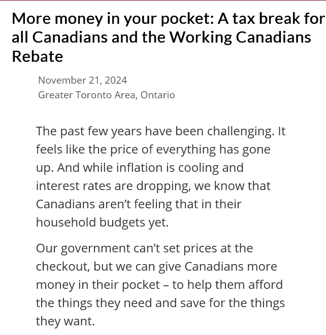 Breaking news: Canadian Federal Sales Tax Break is here!